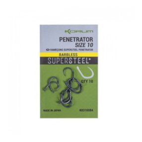  Korum PENETRATOR HOOK BARBLESS SIZE 8-12 (szakáll nélküli)