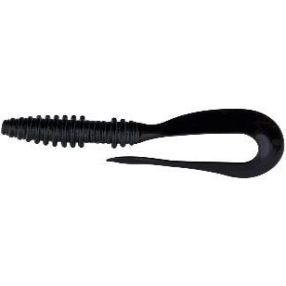 Keitech Mad Wag Mini 2,5"/63 mm - 001 - Black