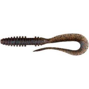   Keitech Mad Wag Mini 3,5"/89 mm - 207 - Green Pumpkin PP Blue FLK