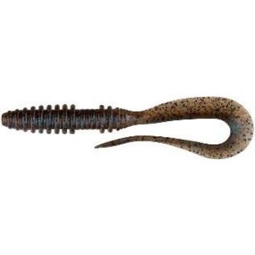   Keitech Mad Wag Slim 4,5"/114 mm - 207 - Green Pumpkin PP Blue FLK