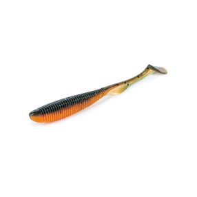 Molix RA Shad 3.5"/89 mm #452 - UV Orange Pumpkin