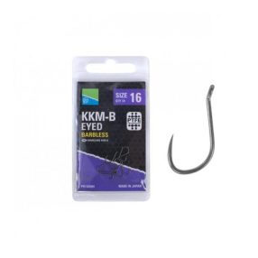 PRESTON KKM-B SIZE 10-20 HOOKS BARBLESS (szakáll nélküli)
