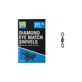 PRESTON DIAMOND EYE MATCH SWIVELS