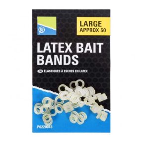 PRESTON LATEX BAIT BANDS - LARGE