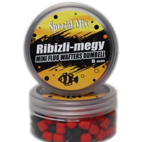 Speciál mix Fluo Wafters Dumbell 8 mm Ribizli-meggy