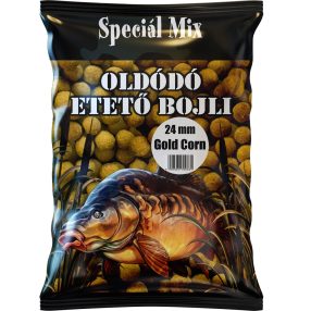 Speciál mix Oldódó Etető Bojli 24 mm Gold Corn