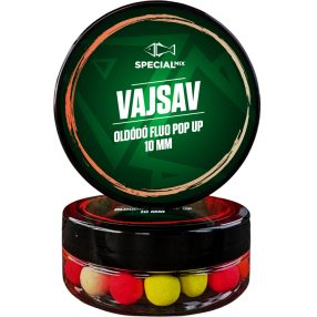 Speciál mix Oldódó Fluo Pop-up bojli 10 mm Vajsav