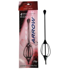 TOP MIX Négybordás arrow method feeder kosár