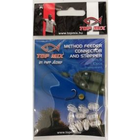 TOP MIX Method Feeder gyorskapocs, fluo clear "S"