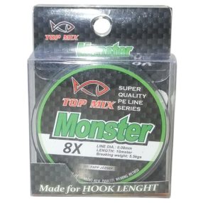 TOP MIX X8 Monster előke zsinór 0,08-0,18 mm