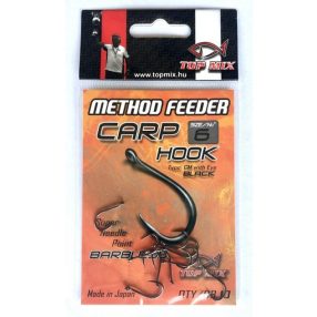   TOP MIX Method Feeder Carp Hook Barbless (szakáll nélküli)
