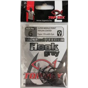 TOP MIX Method Feeder horog, fekete